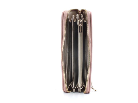 GUESS Hassie SLG Portafoglio Zip Around Rosewood VG839746 - Sandrini Calzature e Abbigliamento
