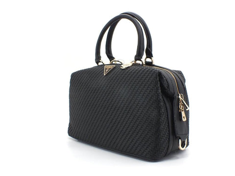 GUESS Hassie Soho Satchel Borsa Intreccio Black VG839706 - Sandrini Calzature e Abbigliamento