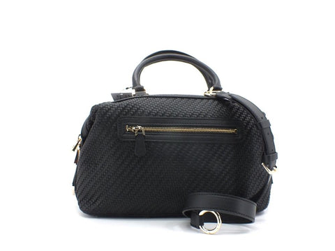 GUESS Hassie Soho Satchel Borsa Intreccio Black VG839706 - Sandrini Calzature e Abbigliamento