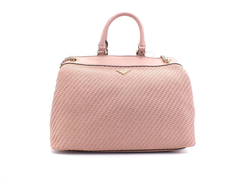 GUESS Hassie Tote Borsa Intreccio Logo Rosewood VG839723 - Sandrini Calzature e Abbigliamento