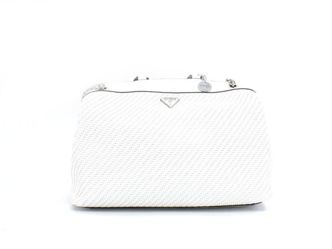 GUESS Hassie Tote Borsa Intreccio Logo White VY839723 - Sandrini Calzature e Abbigliamento