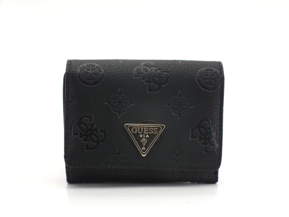 GUESS Helaina SLG Portafoglio Small Trifold Black PG840343 - Sandrini Calzature e Abbigliamento