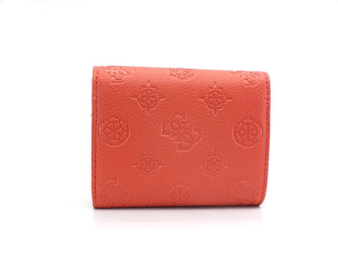 GUESS Helaina SLG Portafoglio Small Trifold Papaya PG840343 - Sandrini Calzature e Abbigliamento