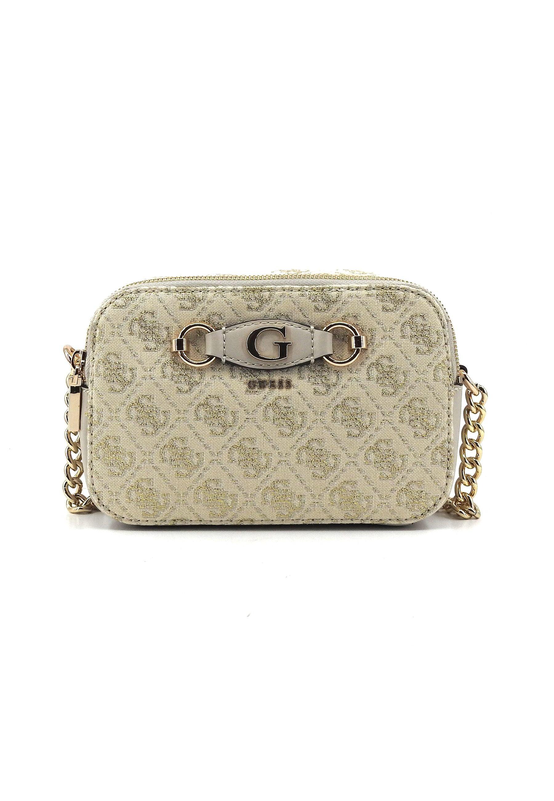 GUESS Izzy Borsa Tracolla Donna Dove Logo Beige JG865414 - Sandrini Calzature e Abbigliamento