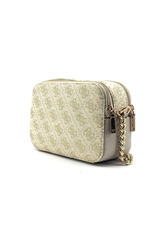 GUESS Izzy Borsa Tracolla Donna Dove Logo Beige JG865414 - Sandrini Calzature e Abbigliamento