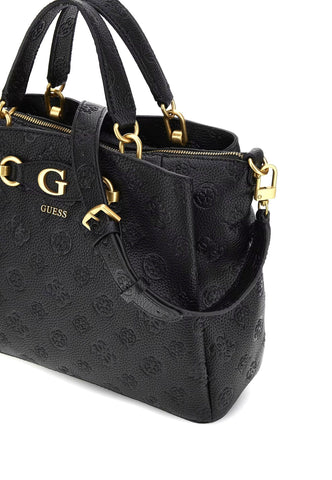 GUESS Izzy Peony Borsa Girlfriend Satchel Donna Black Logo PD920906 - Sandrini Calzature e Abbigliamento
