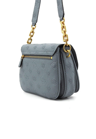 GUESS Izzy Peony Borsa Tracolla Donna Light Denim Logo PD920920 - Sandrini Calzature e Abbigliamento