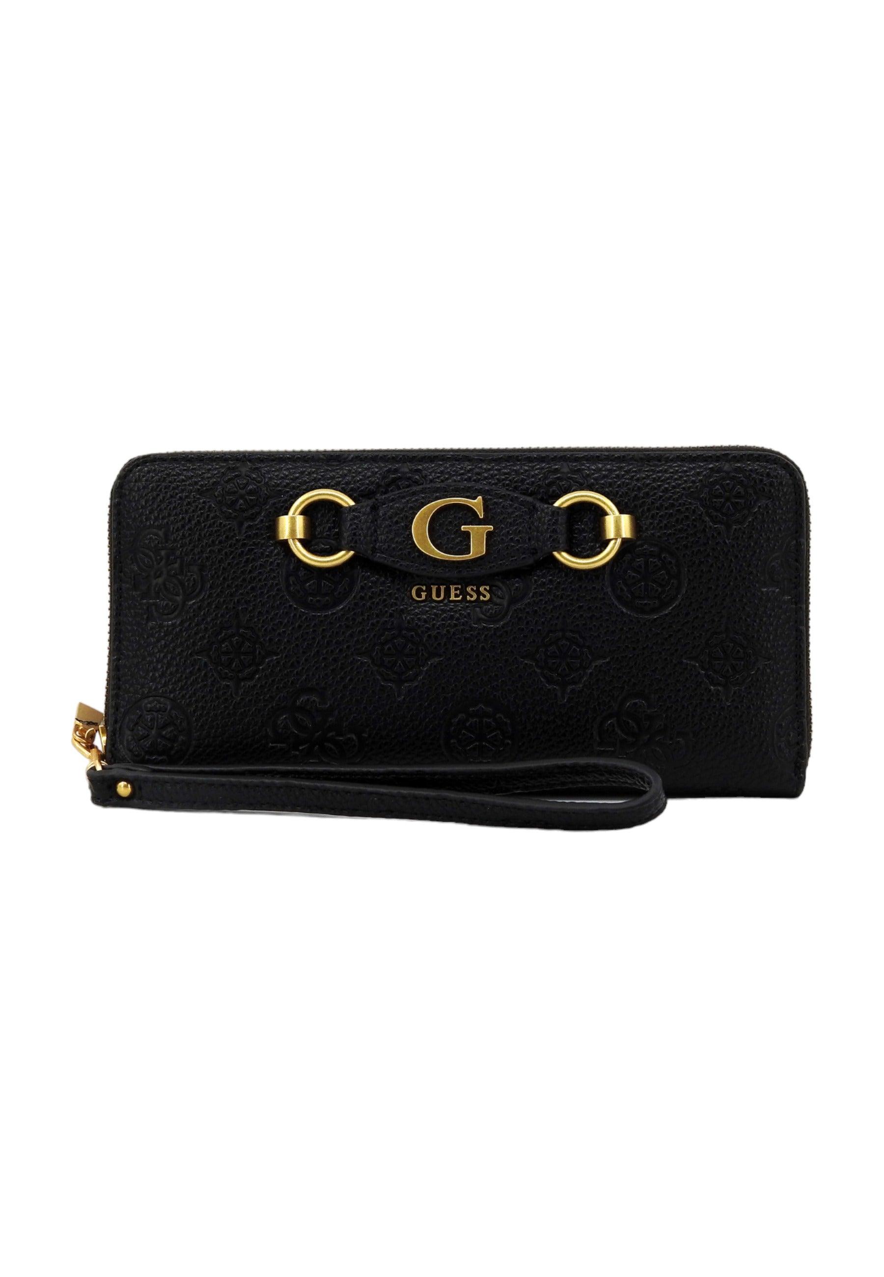 GUESS Izzy Peony Portafoglio Donna Black Logo PD920946 - Sandrini Calzature e Abbigliamento