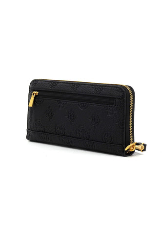 GUESS Izzy Peony Portafoglio Donna Black Logo PD920946 - Sandrini Calzature e Abbigliamento
