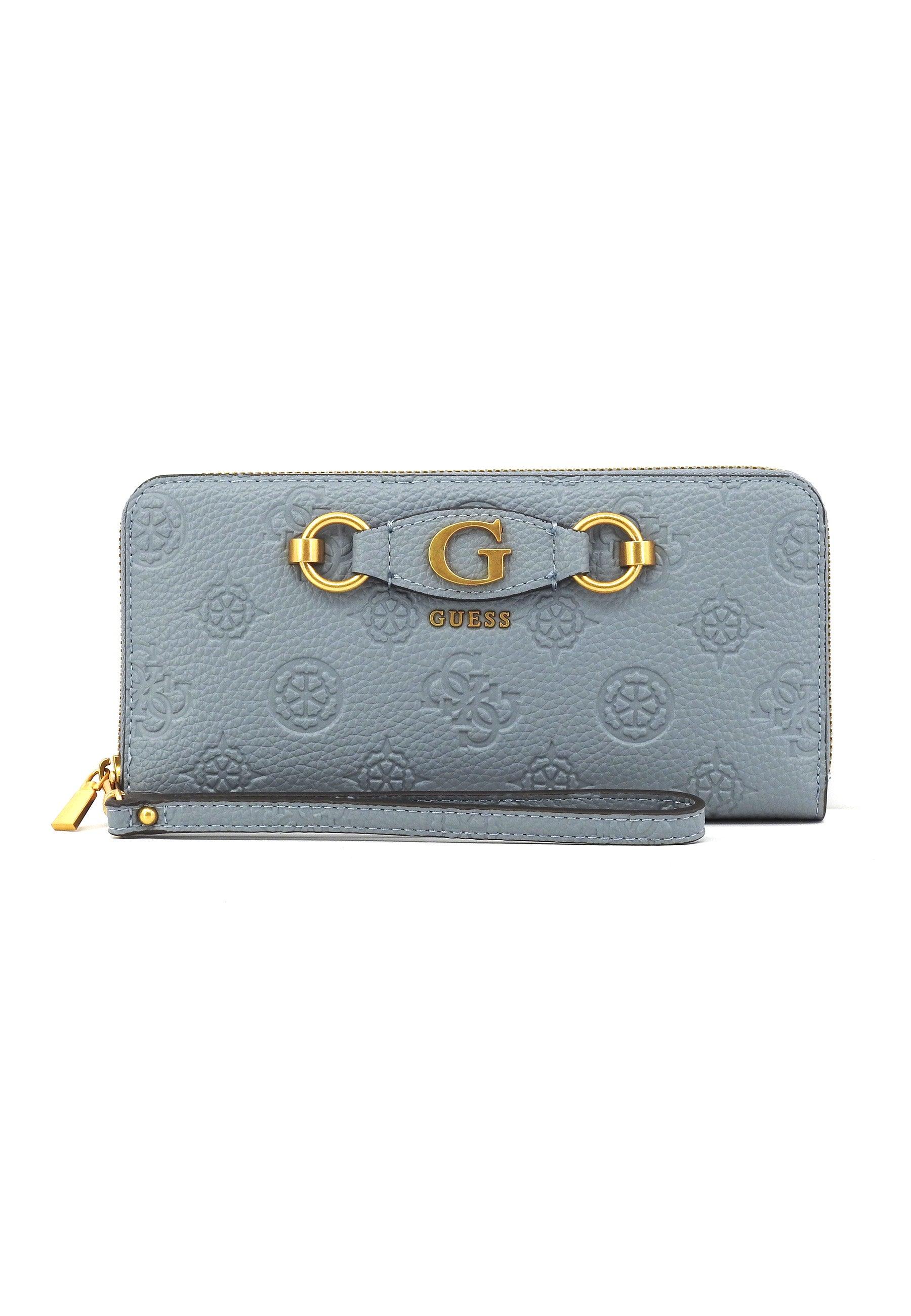 GUESS Izzy Peony Portafoglio Donna Denim Logo PD920946 - Sandrini Calzature e Abbigliamento