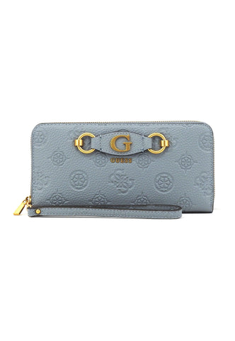 GUESS Izzy Peony Portafoglio Donna Denim Logo PD920946 - Sandrini Calzature e Abbigliamento