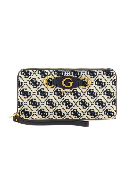 GUESS Izzy Portafoglio Donna Navy Logo JB865463 - Sandrini Calzature e Abbigliamento