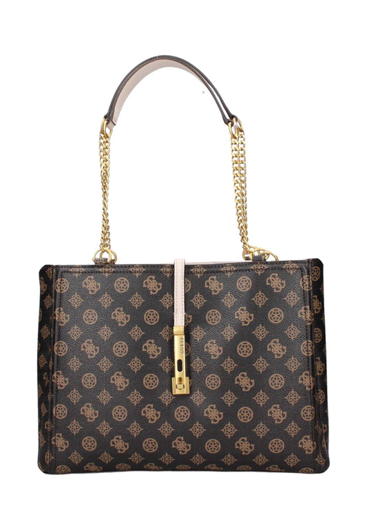 GUESS James Borsa Girlfriend Carryall Mocha Logo PA897023 - Sandrini Calzature e Abbigliamento