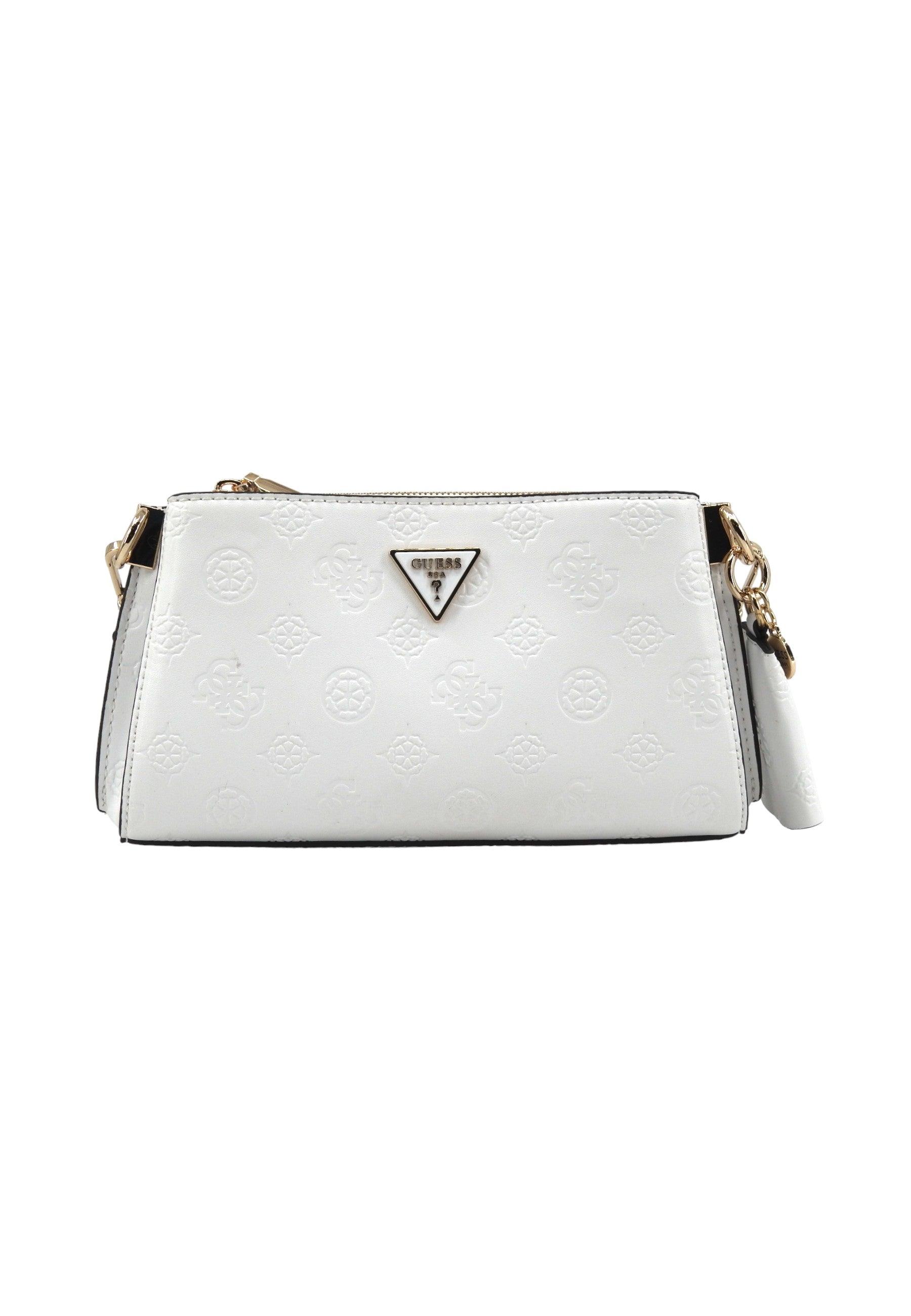 GUESS Jena Borsa Girlfriend Satchel Donna White Logo PG722018 - Sandrini Calzature e Abbigliamento