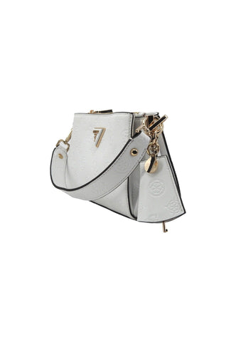 GUESS Jena Borsa Girlfriend Satchel Donna White Logo PG722018 - Sandrini Calzature e Abbigliamento