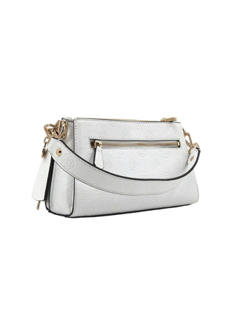 GUESS Jena Borsa Girlfriend Satchel Donna White Logo PG722018 - Sandrini Calzature e Abbigliamento