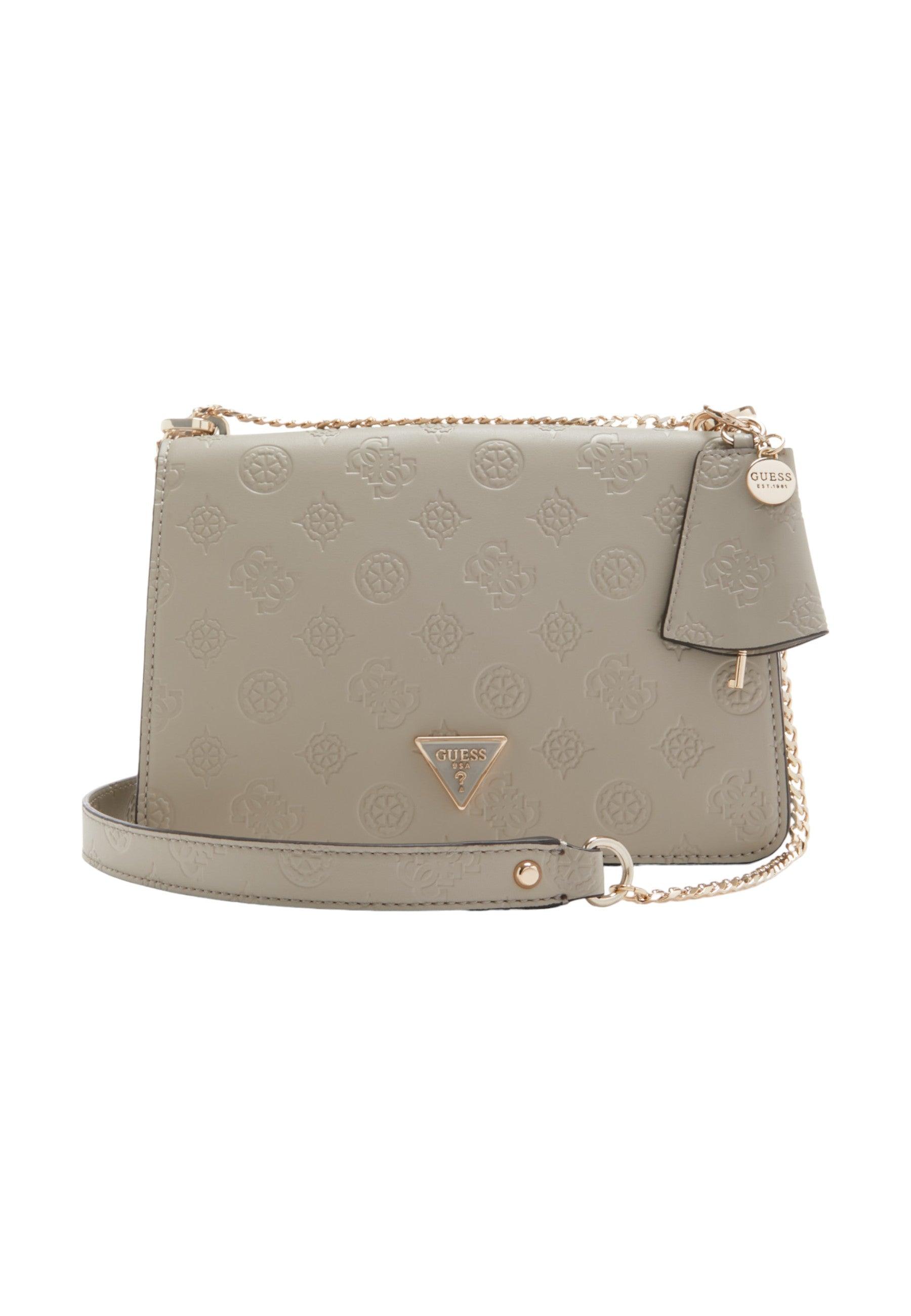 GUESS Jena Borsa Tracolla Borsa Donna Taupe Logo PG922021 - Sandrini Calzature e Abbigliamento