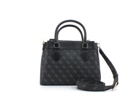 GUESS Kasinta Satchel Borsa Loghi Printed Coal Multi SG840506 - Sandrini Calzature e Abbigliamento