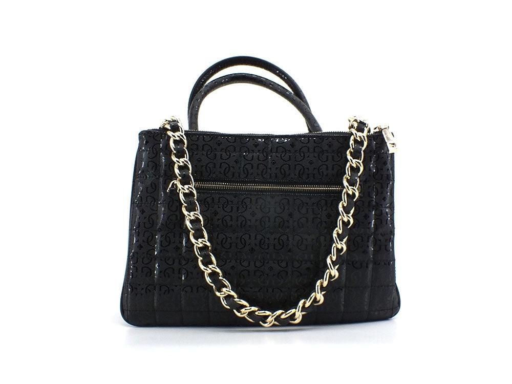 GUESS Kobo Borsa Satchel Loghi Black GG841106 - Sandrini Calzature e Abbigliamento
