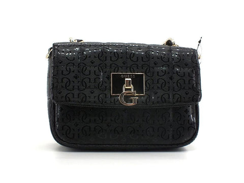 GUESS Kobo Mini Borsa Tracolla Crossbody Flap Black GG841178 - Sandrini Calzature e Abbigliamento