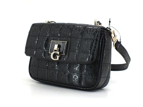 GUESS Kobo Mini Borsa Tracolla Crossbody Flap Black GG841178 - Sandrini Calzature e Abbigliamento