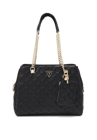 GUESS La Femme Borsa Satchel Girlfriend Black PD868910 - Sandrini Calzature e Abbigliamento