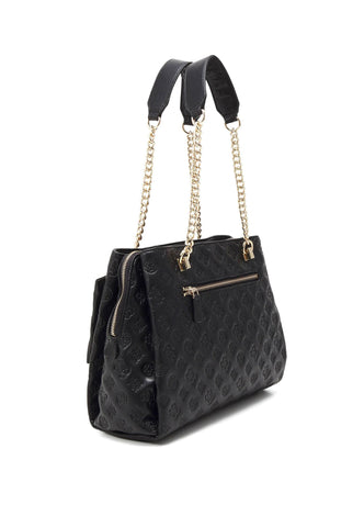GUESS La Femme Borsa Satchel Girlfriend Black PD868910 - Sandrini Calzature e Abbigliamento