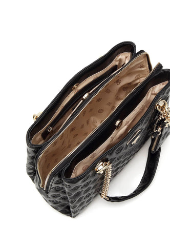 GUESS La Femme Borsa Satchel Girlfriend Black PD868910 - Sandrini Calzature e Abbigliamento