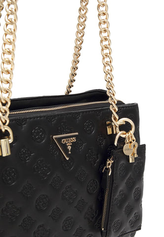 GUESS La Femme Borsa Satchel Girlfriend Black PD868910 - Sandrini Calzature e Abbigliamento