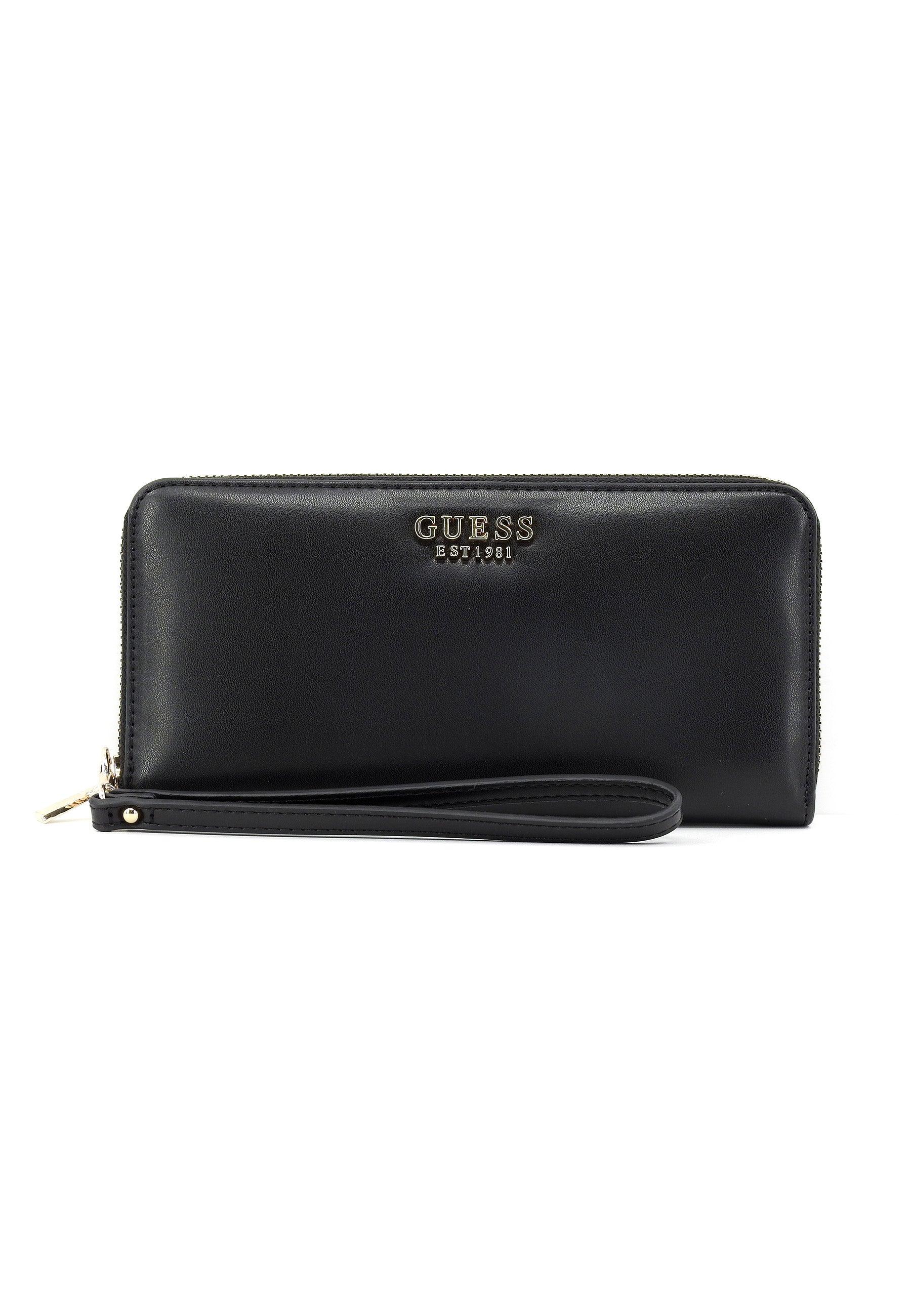 GUESS Laurel SLG Portafoglio Donna Black VG850046 - Sandrini Calzature e Abbigliamento