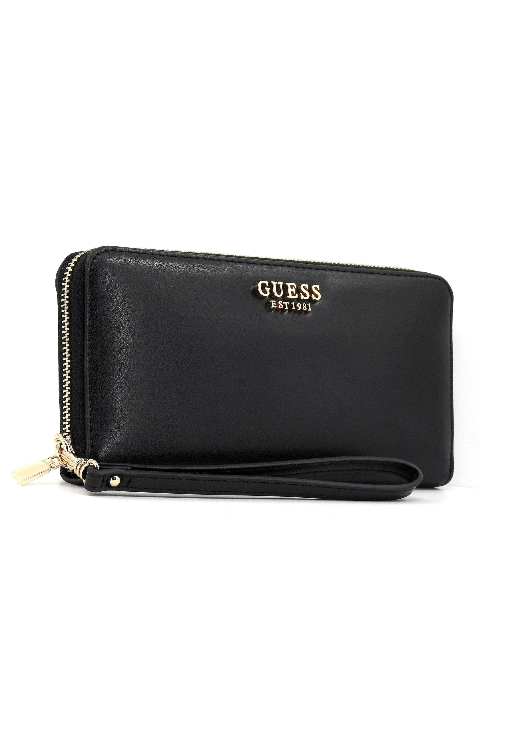 GUESS Laurel SLG Portafoglio Donna Black VG850046 - Sandrini Calzature e Abbigliamento