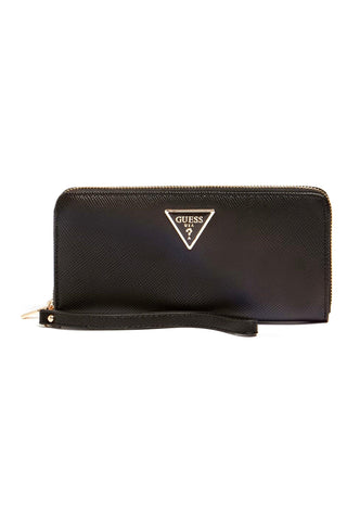 GUESS Laurel SLG Portafoglio Donna Black ZG850046 - Sandrini Calzature e Abbigliamento