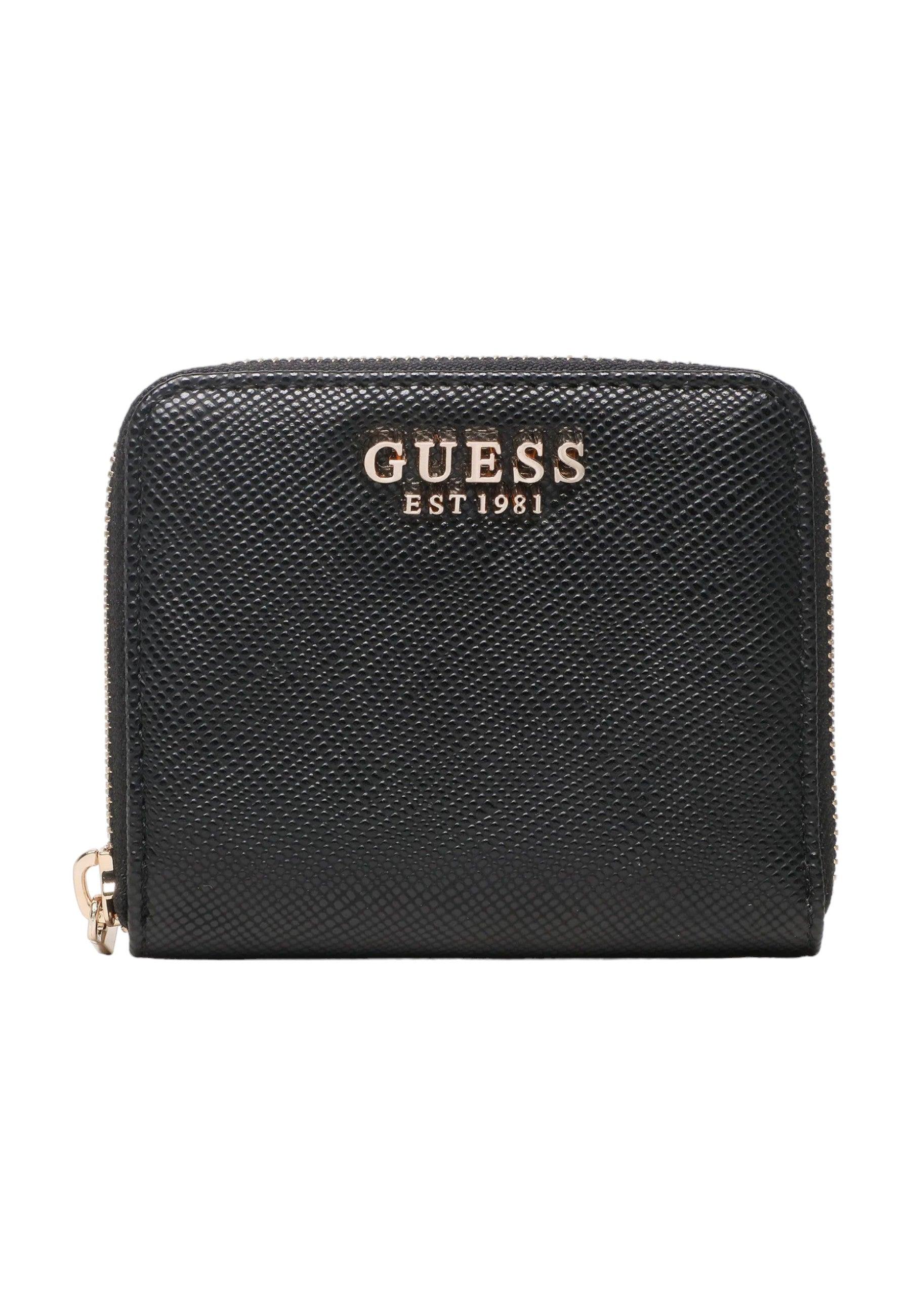 GUESS Laurel SLG Portafoglio Donna Black ZG870037 - Sandrini Calzature e Abbigliamento