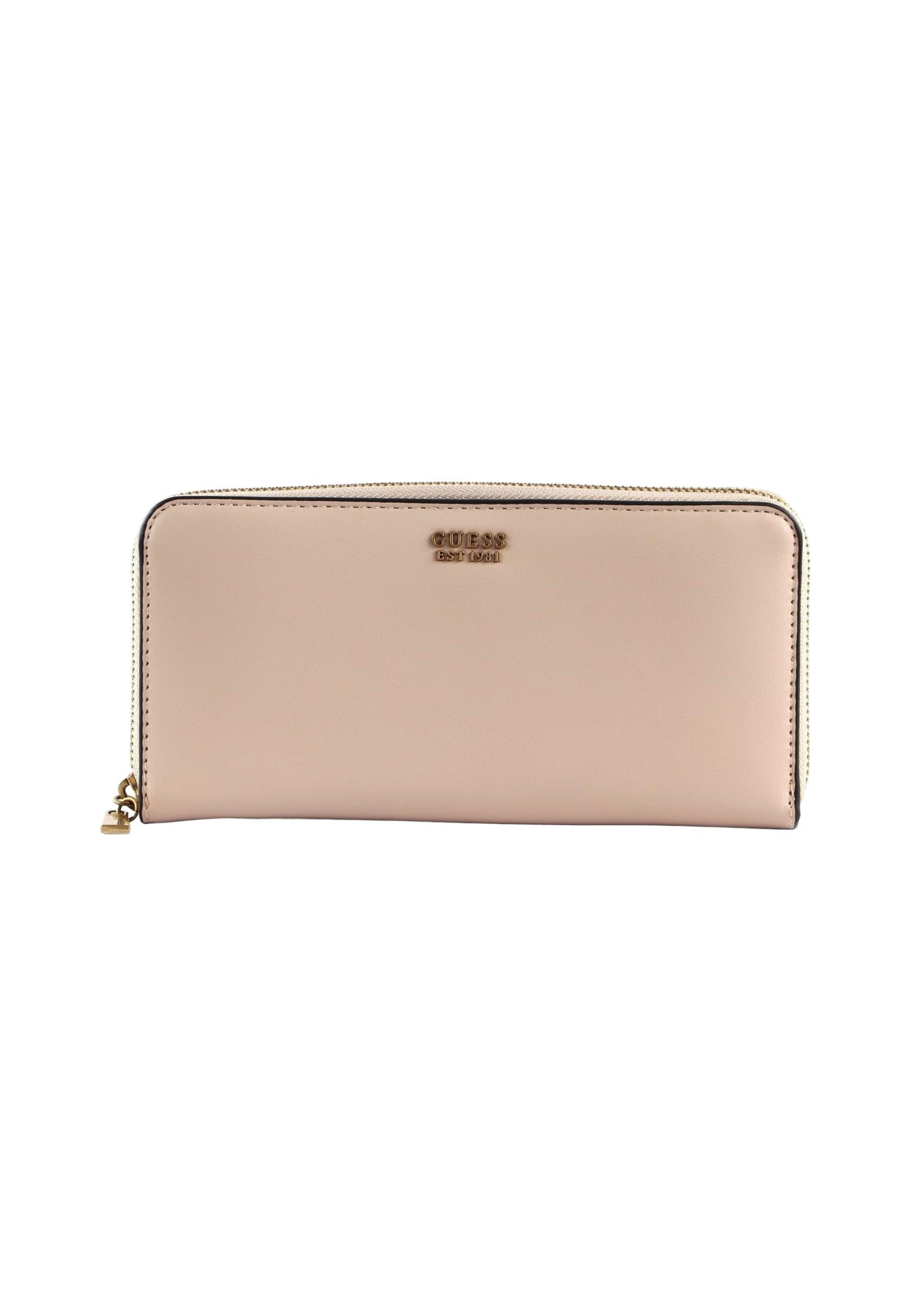 GUESS Laurel SLG Portafoglio Donna Light Beige Rosa VG850046 - Sandrini Calzature e Abbigliamento