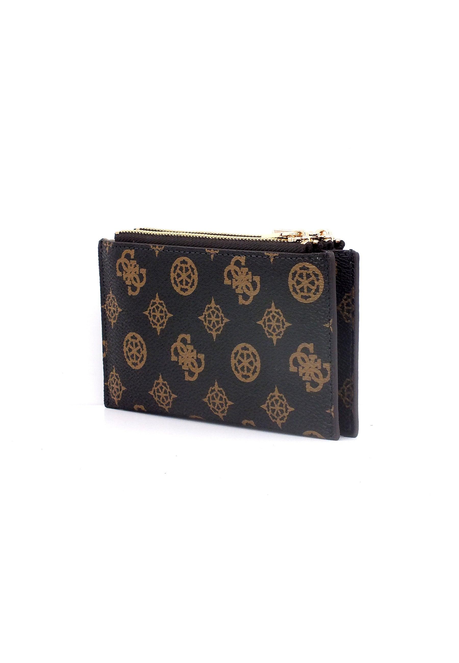 GUESS Laurel SLG Portafoglio Mid Donna Mocha Logo PG850036 - Sandrini Calzature e Abbigliamento
