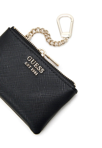 GUESS Laurel SLG Portafoglio Portacarte Donna Black ZG850034 - Sandrini Calzature e Abbigliamento