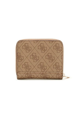 GUESS Laurel SLG Portafoglio Small Donna Latte Logo SG850037 - Sandrini Calzature e Abbigliamento