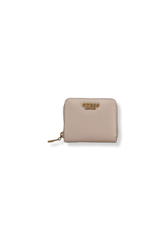 GUESS Laurel Slg Portafoglio Small Donna Zip Beige Light Rum VB080037 - Sandrini Calzature e Abbigliamento