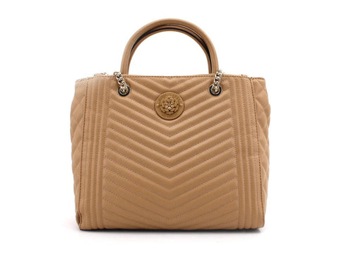 GUESS Lida Satchel Borsa Manici Beige VG812707 - Sandrini Calzature e Abbigliamento
