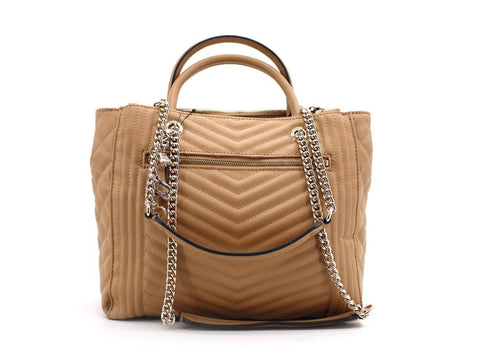GUESS Lida Satchel Borsa Manici Beige VG812707 - Sandrini Calzature e Abbigliamento