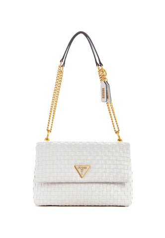 GUESS Lisbet Borsa Stone Bianco WA877421 - Sandrini Calzature e Abbigliamento