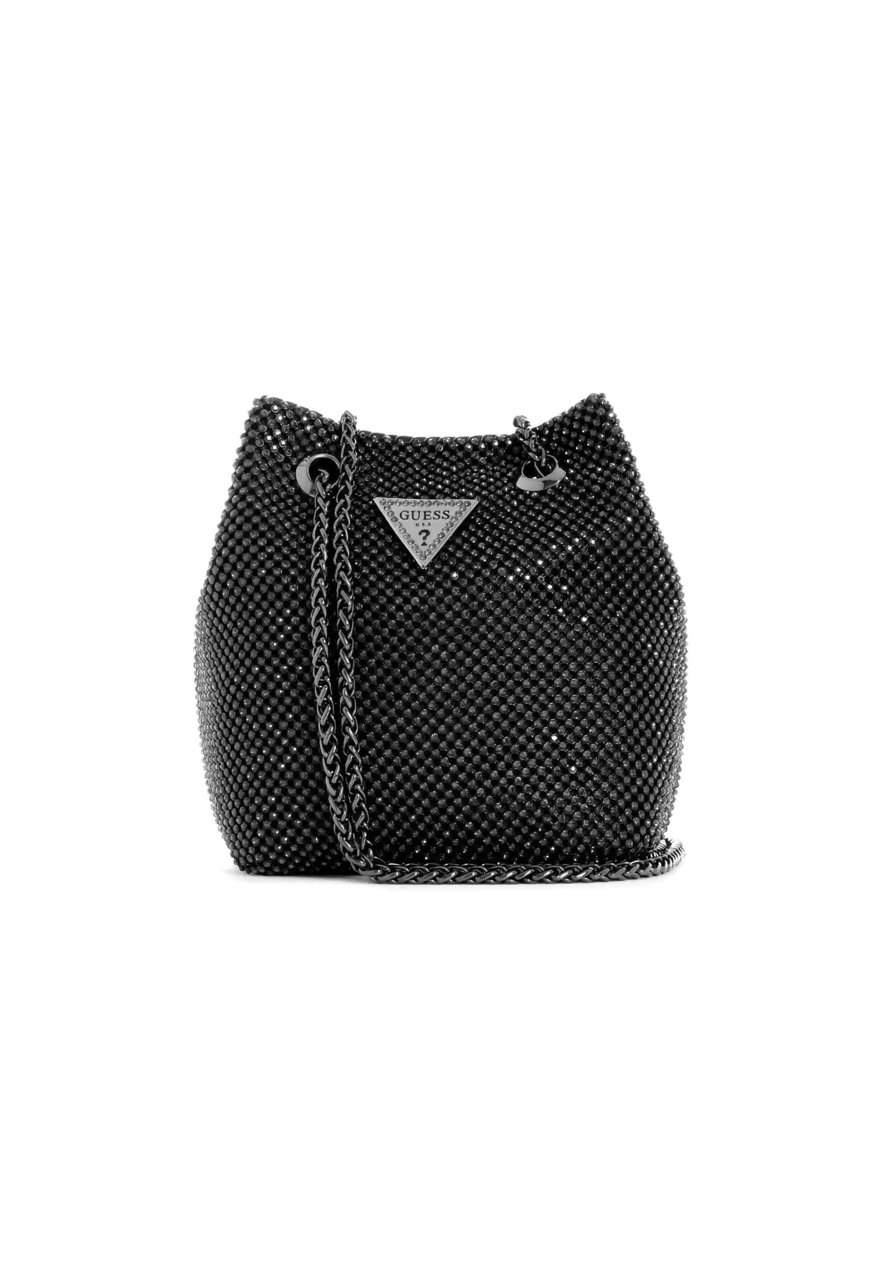 GUESS Lua Mini Bucket Pochette Donna Black RM920575 - Sandrini Calzature e Abbigliamento