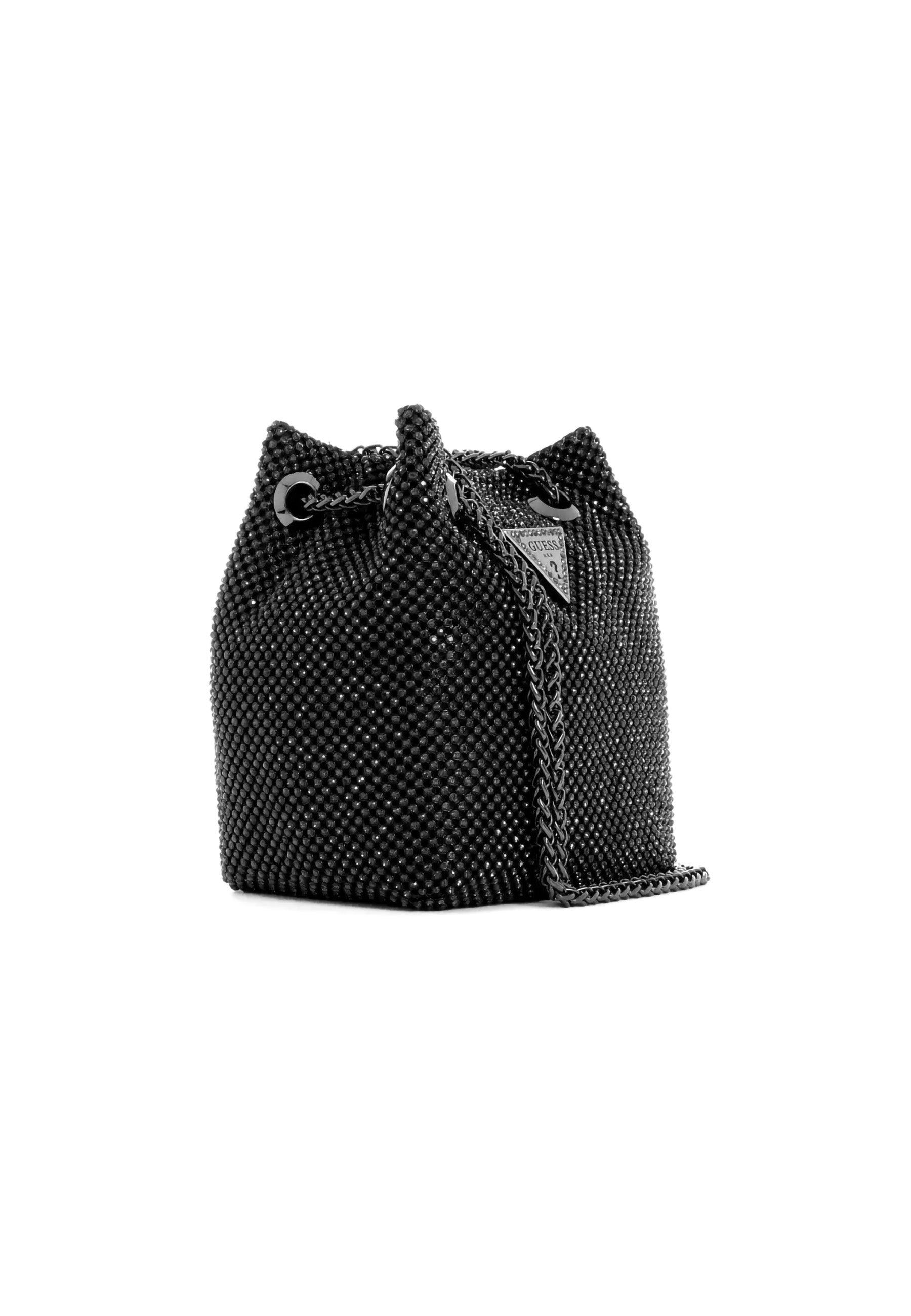 GUESS Lua Mini Bucket Pochette Donna Black RM920575 - Sandrini Calzature e Abbigliamento