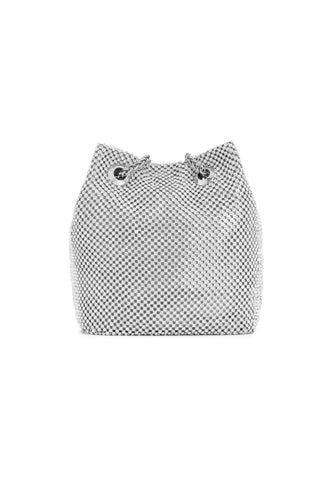 GUESS Lua Mini Bucket Pochette Donna Silver RY920575 - Sandrini Calzature e Abbigliamento