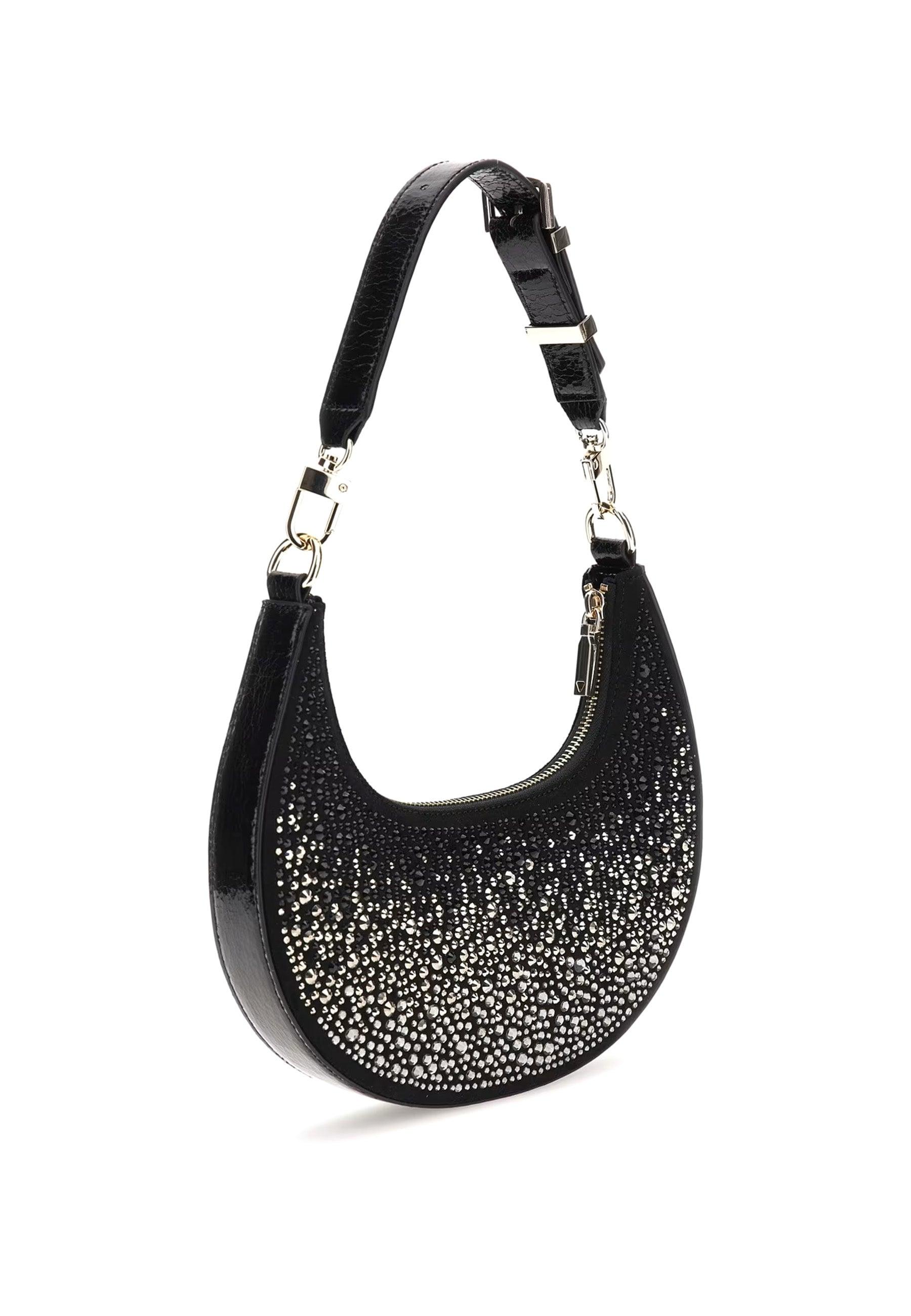 GUESS Lua Mini Hobo Borsa Donna Black EG920501 - Sandrini Calzature e Abbigliamento