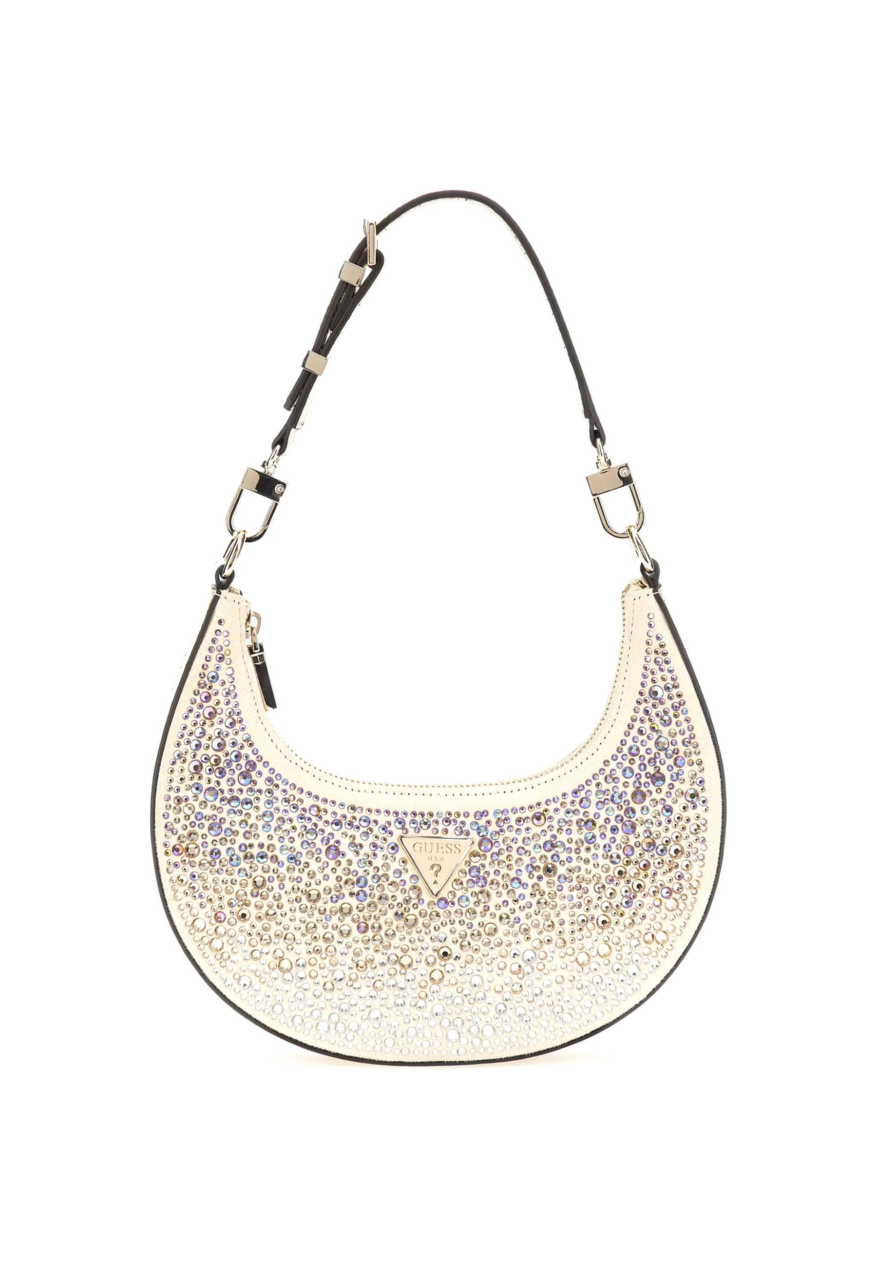 GUESS Lua Mini Hobo Borsa Donna Gold EG920501 - Sandrini Calzature e Abbigliamento