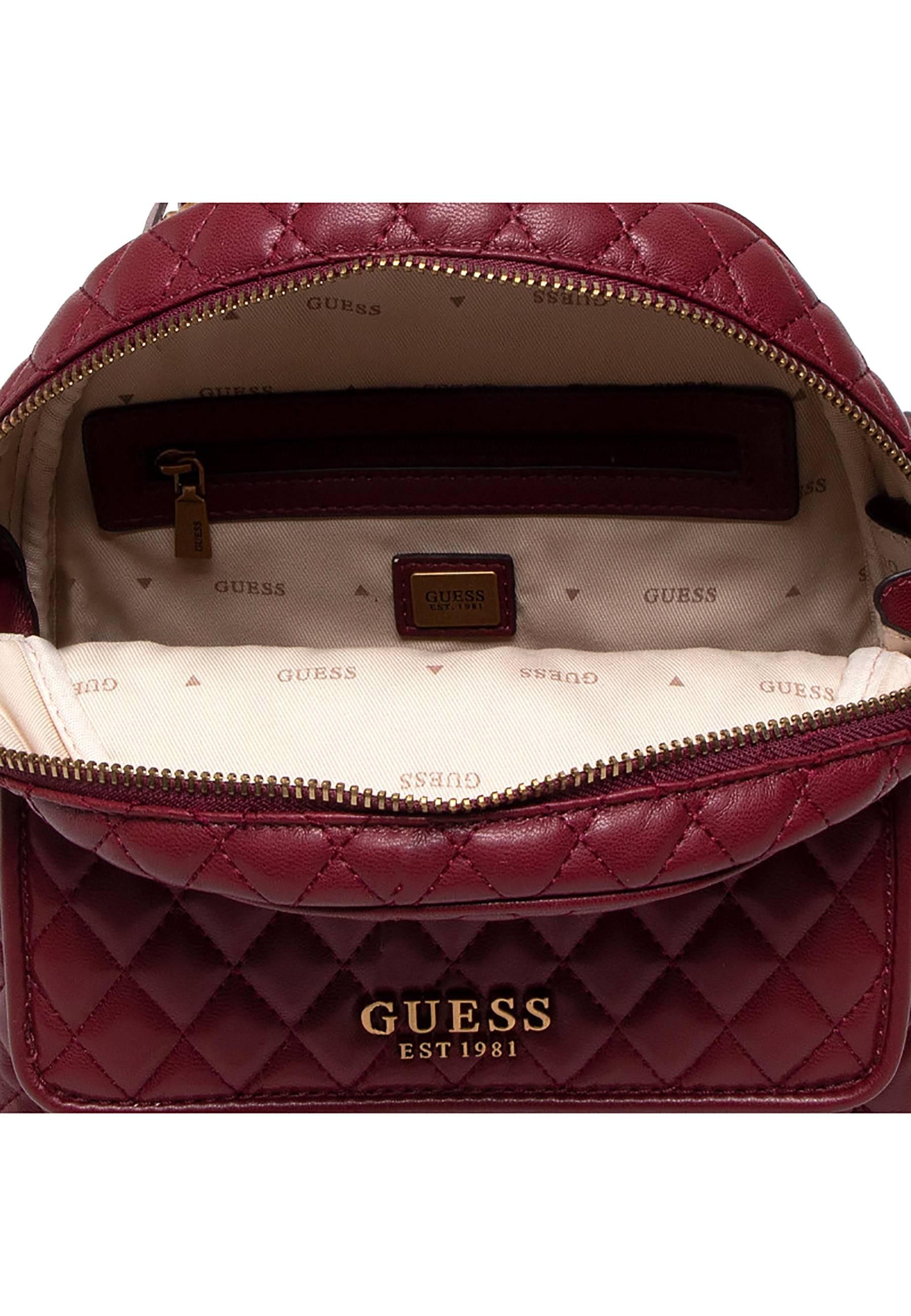 GUESS Maila Backpack Zaino Donna Merlot QB866132 - Sandrini Calzature e Abbigliamento