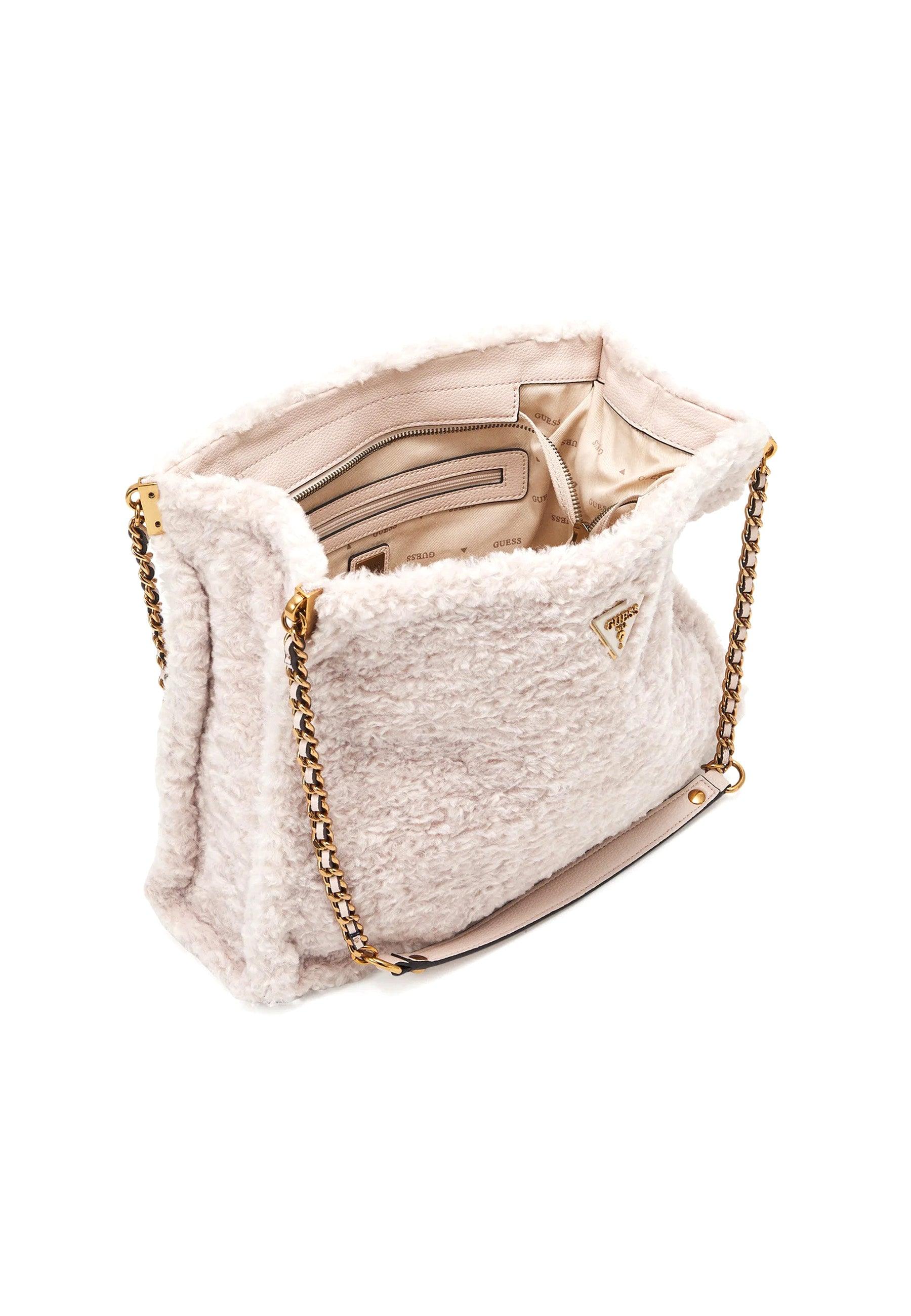 GUESS Maranta Borsa Pelo Bianco Stone WZ897410 - Sandrini Calzature e Abbigliamento