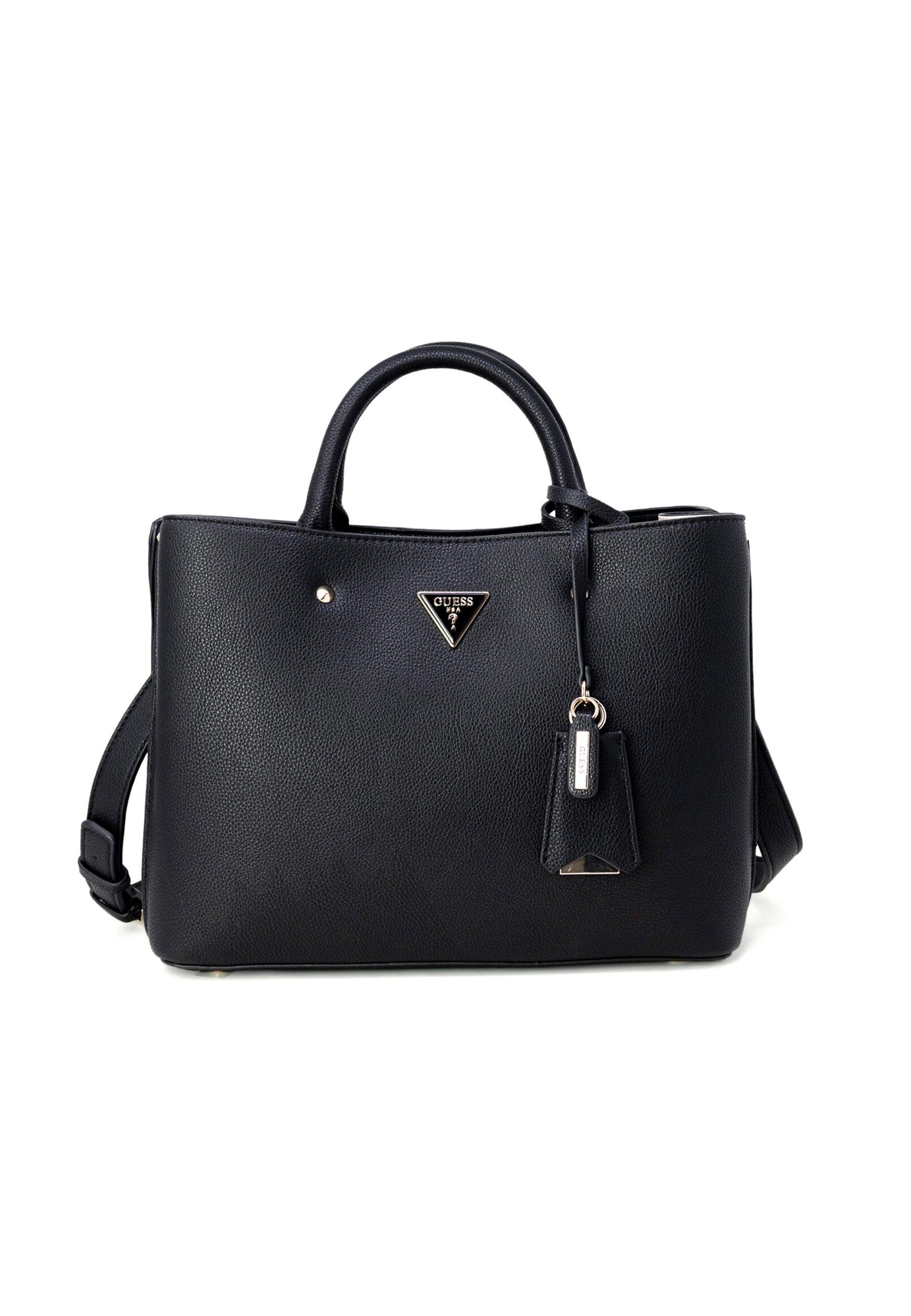 GUESS Meridian Borsa Girlfriend Satchel Black BG877806 - Sandrini Calzature e Abbigliamento