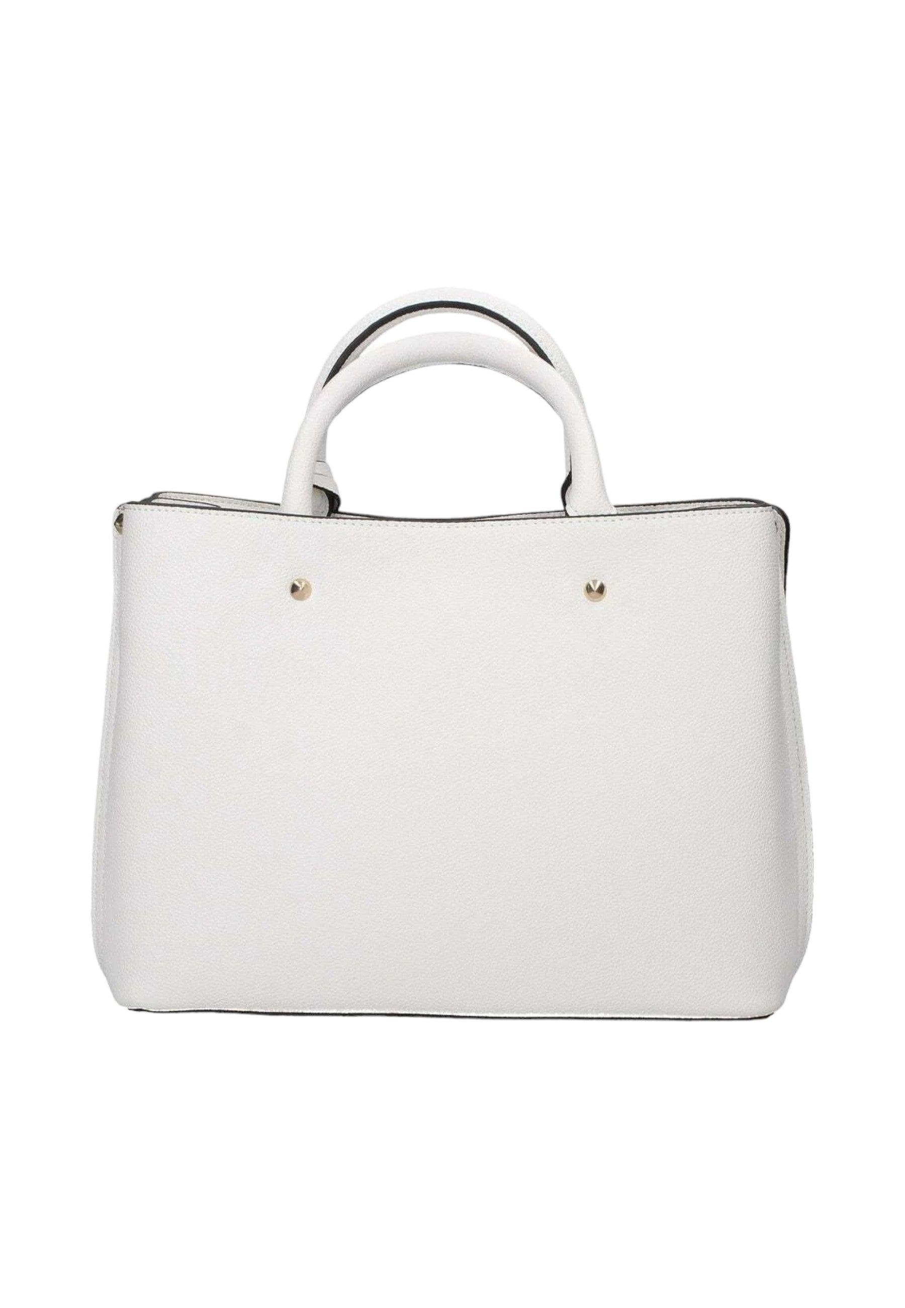 GUESS Meridian Borsa Girlfriend Satchel Donna Stone Bianco BG877806 - Sandrini Calzature e Abbigliamento